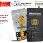 Sparx Note 12  Unit Panel Lcd  Touch+Screen Complete Combo