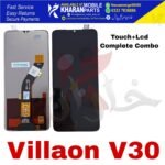 Villaon V30 Unit Panel Lcd Touch+Screen Complete Combo Lcd compatible
