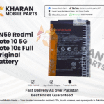 BN59 Redmi Note 10 5G / Note 10s Original Battery Price in Pakistan  Buy BN59 Redmi Note 10 5G / Note 10s Original Battery at the best price in Pakistan. We offer premium-quality mobile batteries and spare parts for all major brands, including Xiaomi, Samsung, Vivo, Oppo, Infinix, Tecno, and more.  Each battery is tested for backup performance, durability, and safety, ensuring long-lasting power and reliable performance for your device.  We deliver all over Pakistan — including Karachi, Lahore, Islamabad, Rawalpindi, Faisalabad, and more.  Product Details  100% Original & Tested BN59 Battery  Long Backup & Fast Charging Support  Safe and Durable Build Quality  Secure Packaging & Fast Delivery  Compatible with Redmi Note 10 5G / Note 10s  Installation Notice  The BN59 Redmi Note 10 5G / Note 10s Battery Replacement should be installed by a professional technician for the best results. Please verify your model number and compatibility before placing your order. We are not responsible for any damage due to improper installation.  Why Buy From Us  Genuine & Verified Mobile Parts  Affordable Prices & Quality Guaranteed  Fast Nationwide Delivery  Trusted by Technicians Across Pakistan