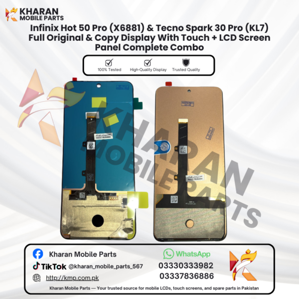 Infinix-Hot-50-Pro-X6881-LCD-Display-With-Touch-Complete-Combo