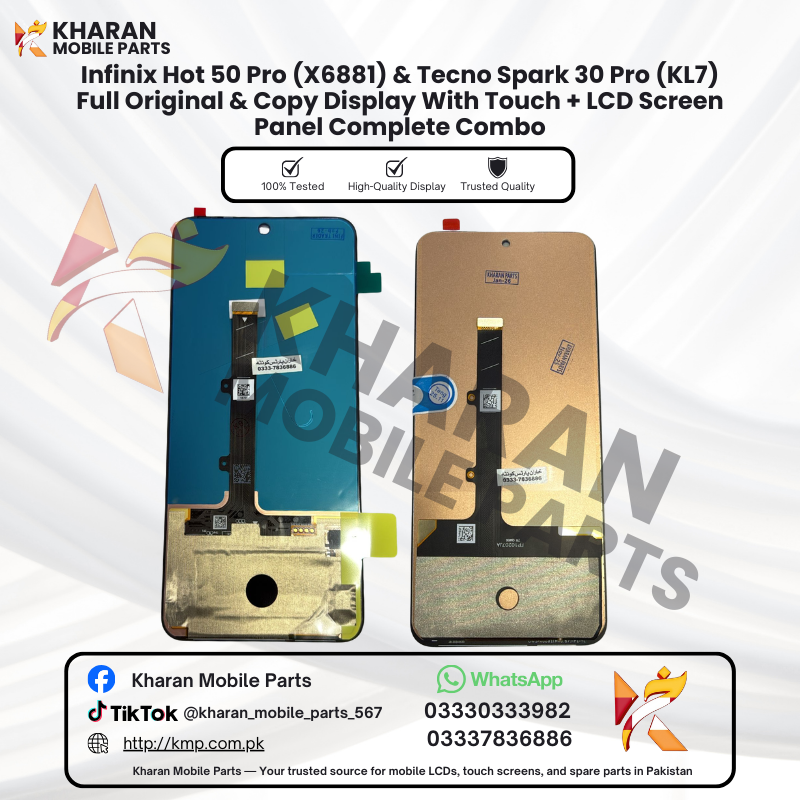 Infinix-Hot-50-Pro-X6881-LCD-Display-With-Touch-Complete-Combo