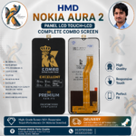 HMD Nokia Aura 2 Panel LCD Touch + LCD Complete Combo Screen