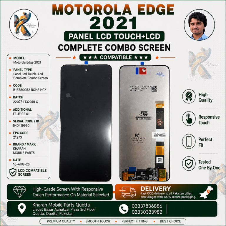 Motorola Edge 2021 LCD Panel Touch + LCD Complete Combo Screen Replacement | Premium Quality Display