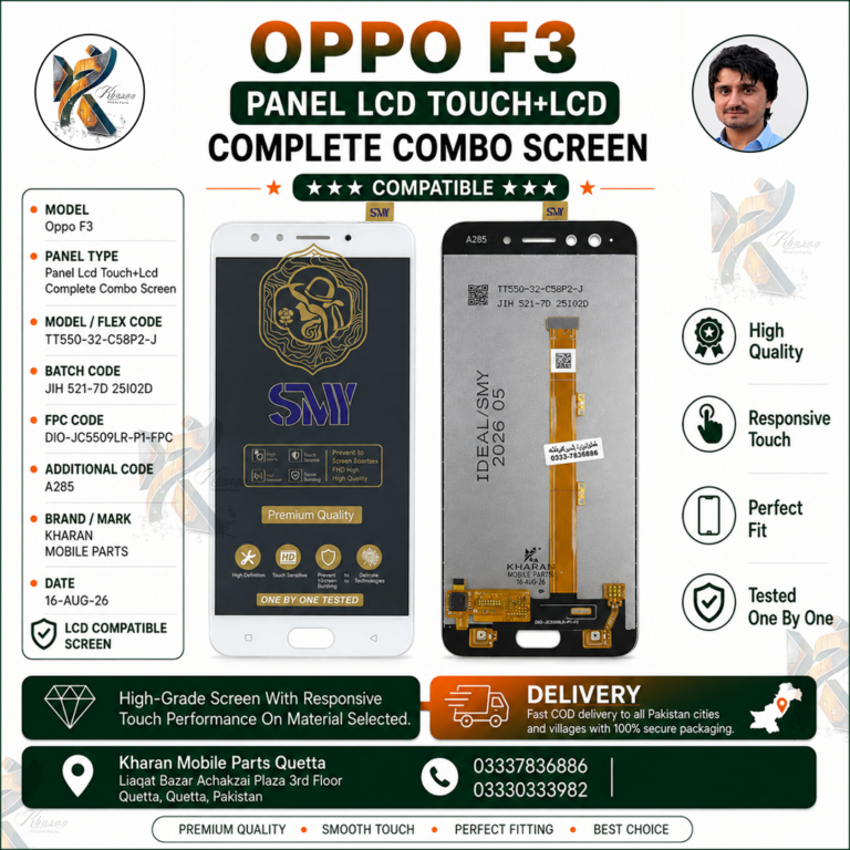 Oppo F3 LCD Panel Touch + LCD Complete Combo Screen Replacement | Premium Quality Display  SEO Meta Title