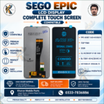 Sego Epic LCD Panel Touch + LCD Complete Combo Screen Replacement | Premium Quality Display | Kharan Mobile Parts