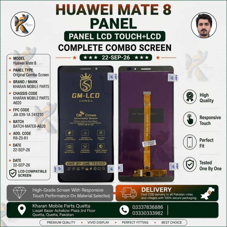 Huawei Mate 8 LCD Panel Touch + LCD Complete Combo Screen Replacement | Premium Quality Display | Kharan Mobile Parts